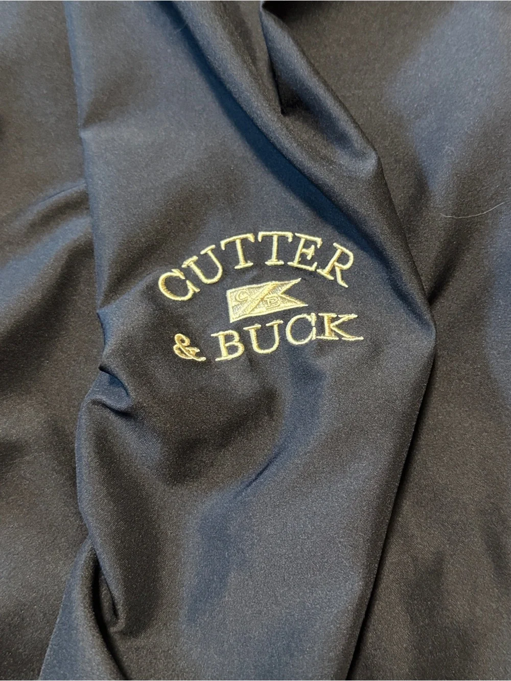 NWT Cutter & Buck CB WindTec Navy V Neck Pullover XL Golf